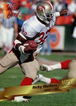 1993 Wild Card #6 Ricky Watters Front