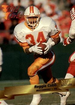 1993 Wild Card #48 Reggie Cobb Front