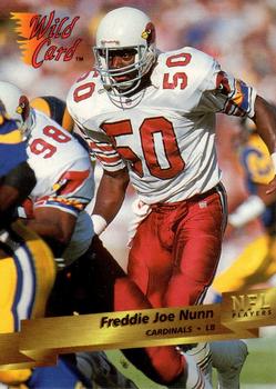 1993 Wild Card #53 Freddie Joe Nunn Front