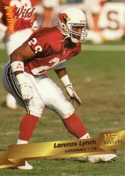1993 Wild Card #56 Lorenzo Lynch Front