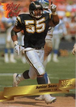 1993 Wild Card #62 Junior Seau Front