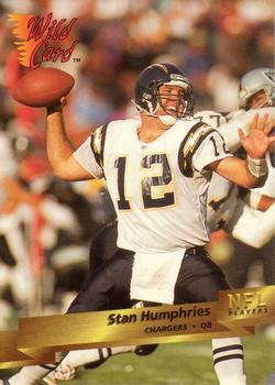 1993 Wild Card #64 Stan Humphries Front