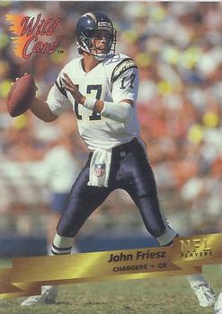 1993 Wild Card #65 John Friesz Front