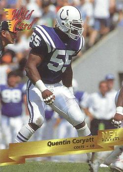 1993 Wild Card #78 Quentin Coryatt Front