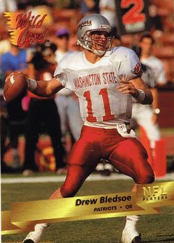 1993 Wild Card #141 Drew Bledsoe Front