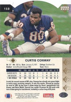 1994 SP - Die Cut #150 Curtis Conway Back