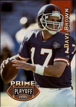 1995 Playoff Prime #9 Dave Brown Front