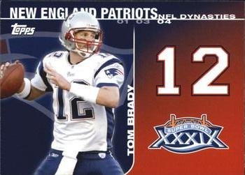 2008 Topps - NFL Dynasties Tribute #DYN-TB2 Tom Brady Front