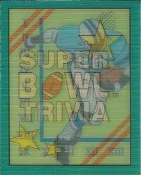 1990 Score - Magic Motion: Super Bowl Trivia #9 Super Bowl Trivia Front