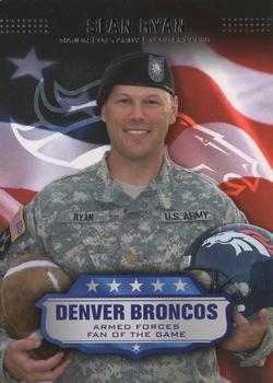 2008 Topps - Armed Forces Fans of the Game #AFF-SR Major Sean Ryan Front