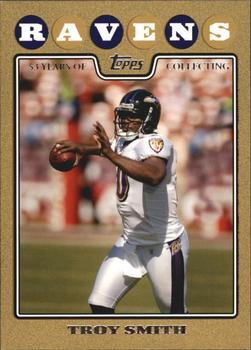 2008 Topps - Gold #44 Troy Smith Front