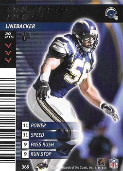 2001 NFL Showdown 1st Edition #369 Orlando Ruff Front