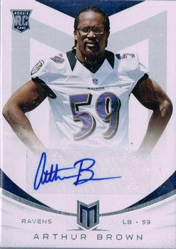 2013 Panini Momentum - Rookie Signatures Silver #108 Arthur Brown Front