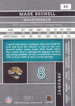 2002 Playoff Absolute Memorabilia #89 Mark Brunell Back
