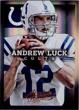 2013 Panini Absolute #43 Andrew Luck Front