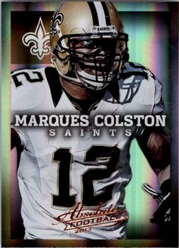 2013 Panini Absolute #62 Marques Colston Front