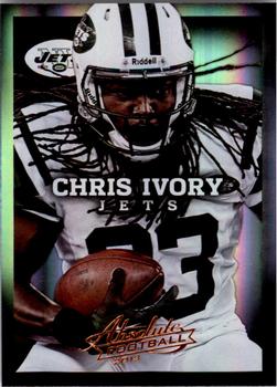 2013 Panini Absolute #69 Chris Ivory Front