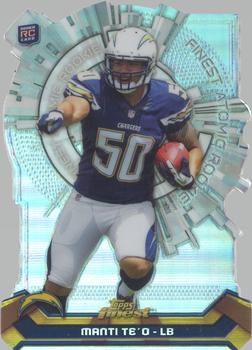 2013 Finest - Atomic Refractor Rookies #FAR-MT Manti Te'o Front