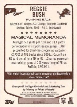 2013 Topps Magic #9 Reggie Bush Back