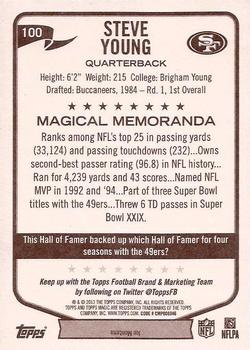 2013 Topps Magic #100 Steve Young Back