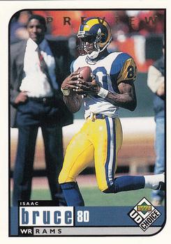 1998 UD Choice Previews #151 Isaac Bruce Front
