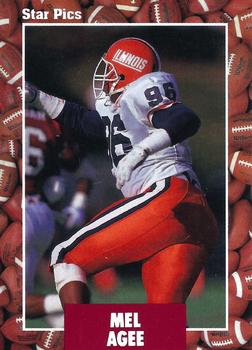 1991 Star Pics #89 Mel Agee Front