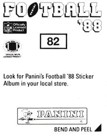 1988 Panini Stickers #82 Bill Brooks Back