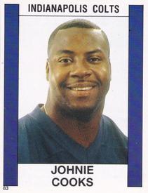 1988 Panini Stickers #83 Johnie Cooks Front