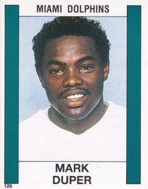 1988 Panini Stickers #126 Mark Duper Front