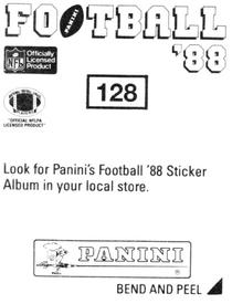 1988 Panini Stickers #128 William Judson Back