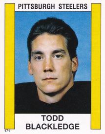 1988 Panini Stickers #171 Todd Blackledge Front