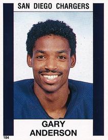 1988 Panini Stickers #184 Gary Anderson Front