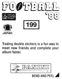 1988 Panini Stickers #199 Eugene Robinson Back