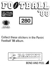 1988 Panini Stickers #280 Jerry Ball Back