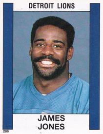 1988 Panini Stickers #286 James Jones Front