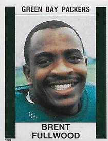 1988 Panini Stickers #299 Brent Fullwood Front