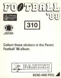 1988 Panini Stickers #310 Henry Ellard Back