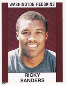 1988 Panini Stickers #436 Ricky Sanders Front