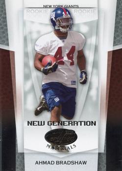 2007 Leaf Certified Materials #153 Ahmad Bradshaw Front