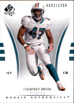 2007 SP Authentic #124 Courtney Bryan Front