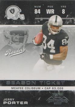 2007 Playoff Contenders #73 Jerry Porter Front