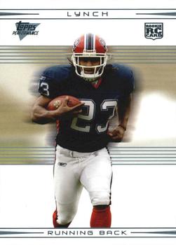 2007 Topps Performance #110 Marshawn Lynch Front