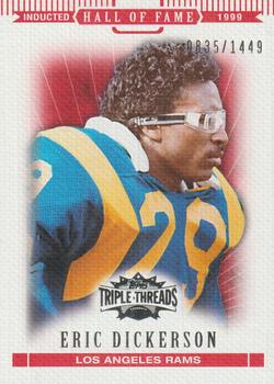 2007 Topps Triple Threads #86 Eric Dickerson Front