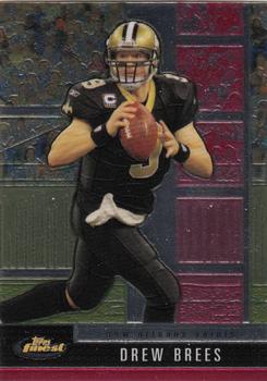 2008 Finest #1 Drew Brees Front