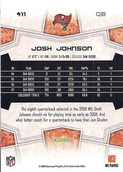 2008 Score #411 Josh Johnson Back