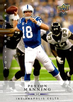 2008 Upper Deck First Edition #65 Peyton Manning Front