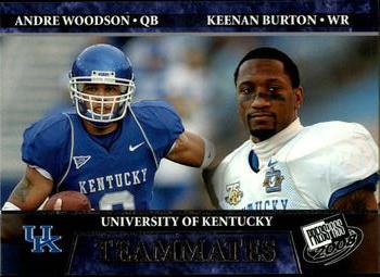 2008 Press Pass #90 Andre Woodson / Keenan Burton Front