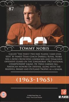2008 Press Pass Legends #87 Tommy Nobis Back