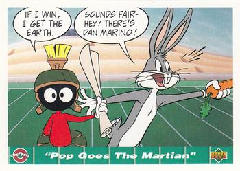 1992 Upper Deck Comic Ball IV #9 Pop Goes The Martian Front