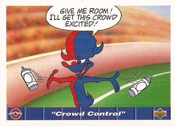 1992 Upper Deck Comic Ball IV #108 Crowd Control Front